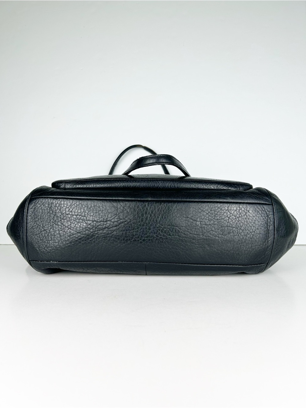 Coach Madison Madeline Black Leather Flap Purse Bag Satchel - Picture 6 of 15